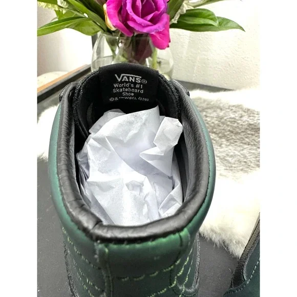 Vans X Harry Potter Morsmordre Green Sk8-Hi Platform High Mens 8/Womens 9.5 - Picture 4 of 16